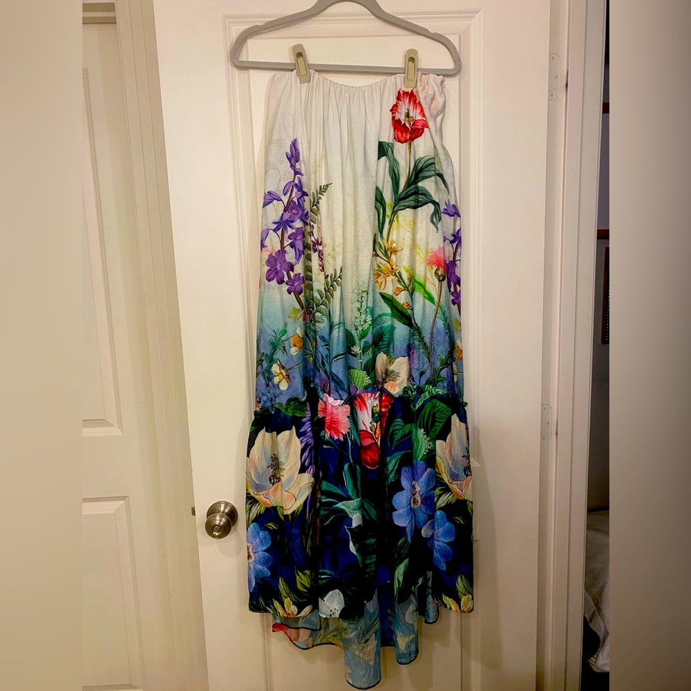 Anthropologie strapless dress